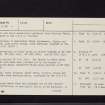 Monksford, NT53SE 8, Ordnance Survey index card, page number 3, Recto