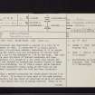 Newstead, NT53SE 19, Ordnance Survey index card, page number 1, Recto