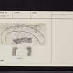 Newstead, NT53SE 19, Ordnance Survey index card, Recto