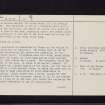 Old Melrose, NT53SE 21, Ordnance Survey index card, page number 2, Verso
