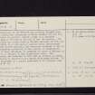 Old Melrose, NT53SE 21, Ordnance Survey index card, page number 3, Recto