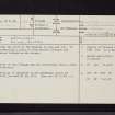 Lessudden, NT53SE 49, Ordnance Survey index card, page number 1, Recto