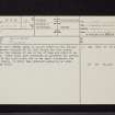Bowden, NT53SE 59, Ordnance Survey index card, page number 1, Recto