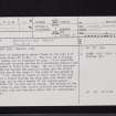 Bemersyde House, NT53SE 63, Ordnance Survey index card, page number 1, Recto