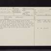Harmony Hall, NT53SW 40, Ordnance Survey index card, page number 1, Recto