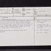 Lauder, NT54NW 22, Ordnance Survey index card, page number 1, Recto