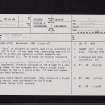 West Morriston, NT54SE 5, Ordnance Survey index card, page number 1, Recto