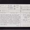 Borrowston Rig, NT55SE 5, Ordnance Survey index card, page number 1, Recto