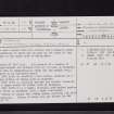 Gairmuir, NT55SE 10, Ordnance Survey index card, page number 1, Recto