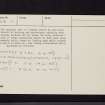 Harefaulds, NT55SE 14, Ordnance Survey index card, page number 3, Recto