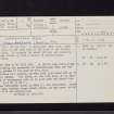 Gladescleugh Burn, NT55SW 4, Ordnance Survey index card, page number 1, Recto