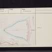 Lylestone Plantation, NT55SW 9, Ordnance Survey index card, Recto