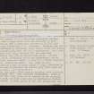Addinston, NT55SW 11, Ordnance Survey index card, page number 1, Recto
