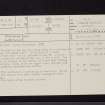 Soon Hope Burn, NT56SE 6, Ordnance Survey index card, page number 1, Recto