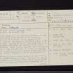 Kidlaw, NT56SW 1, Ordnance Survey index card, page number 1, Recto