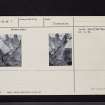 Kidlaw, NT56SW 1, Ordnance Survey index card, Recto