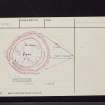 Kidlaw, NT56SW 1, Ordnance Survey index card, Verso