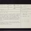 Skid Hill, NT57NW 9, Ordnance Survey index card, page number 1, Recto