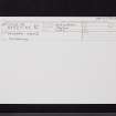 Morham Mains, NT57SE 73, Ordnance Survey index card, Recto
