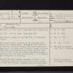 Haddington, NT57SW 3, Ordnance Survey index card, page number 1, Recto