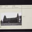 Haddington, Bullet Loan, St Martin's Church, NT57SW 5, Ordnance Survey index card, Recto