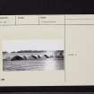 Haddington, Abbey Bridge, NT57SW 8, Ordnance Survey index card, Recto