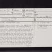 Colstoun House, NT57SW 58, Ordnance Survey index card, page number 1, Recto
