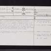 Congalton, NT58SW 24, Ordnance Survey index card, page number 1, Recto