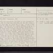 Crink Law, NT60NE 5, Ordnance Survey index card, page number 1, Recto