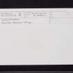 Watties Spindles, NT60NE 10, Ordnance Survey index card, Recto