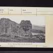 Slack's Tower, NT60NW 3, Ordnance Survey index card, Recto