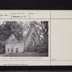 Ferniehurst Castle, NT61NE 13, Ordnance Survey index card, page number 10, Verso