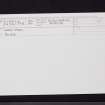Grey Peel, NT61NW 16, Ordnance Survey index card, Recto