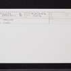 Crailing, NT62SE 8, Ordnance Survey index card, Recto