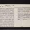 Cappuck, NT62SE 39, Ordnance Survey index card, page number 4, Verso