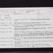 Cappuck, NT62SE 39, Ordnance Survey index card, page number 1, Recto