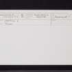 Lanton, NT62SW 15, Ordnance Survey index card, Recto