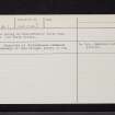 Charterhouse, NT63SE 1, Ordnance Survey index card, page number 2, Verso