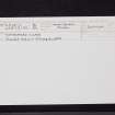 Rutherford Village, NT63SE 11, Ordnance Survey index card, Recto