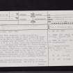 Wrunklaw, NT65NE 1, Ordnance Survey index card, page number 1, Recto