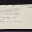 Wrunklaw, NT65NE 1, Ordnance Survey index card, page number 3, Recto