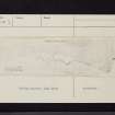 Mutiny Stones, NT65NW 1, Ordnance Survey index card, page number 2, Verso