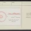 Table Rings, NT66SW 3, Ordnance Survey index card, Recto