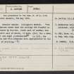 Dunbar, Parish Church And War Memorial, NT67NE 20, Ordnance Survey index card, page number 6, Verso