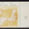 Doon Hill, NT67NE 48, Ordnance Survey index card, Recto