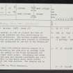 Dunbar, Harbour, Lamer Island, Battery, NT67NE 53, Ordnance Survey index card, page number 1, Recto