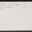 Little Pinkerton, NT67NE 55, Ordnance Survey index card, Recto