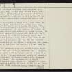 Hownam Rings, NT71NE 1, Ordnance Survey index card, page number 2, Verso