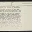 Hownam Rings, NT71NE 1, Ordnance Survey index card, page number 3, Recto