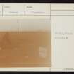 Moor Head, NT71SW 19, Ordnance Survey index card, Recto